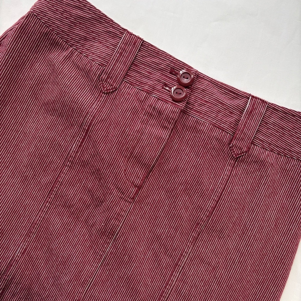 Christopher & Banks Pinstripe Midi Skirt Size 12